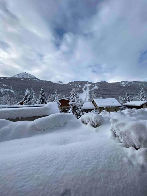 Appartement 4 Pers Grande Terrasse Vue Pistes Ski Saint-Chaffrey Eksteriør bilde