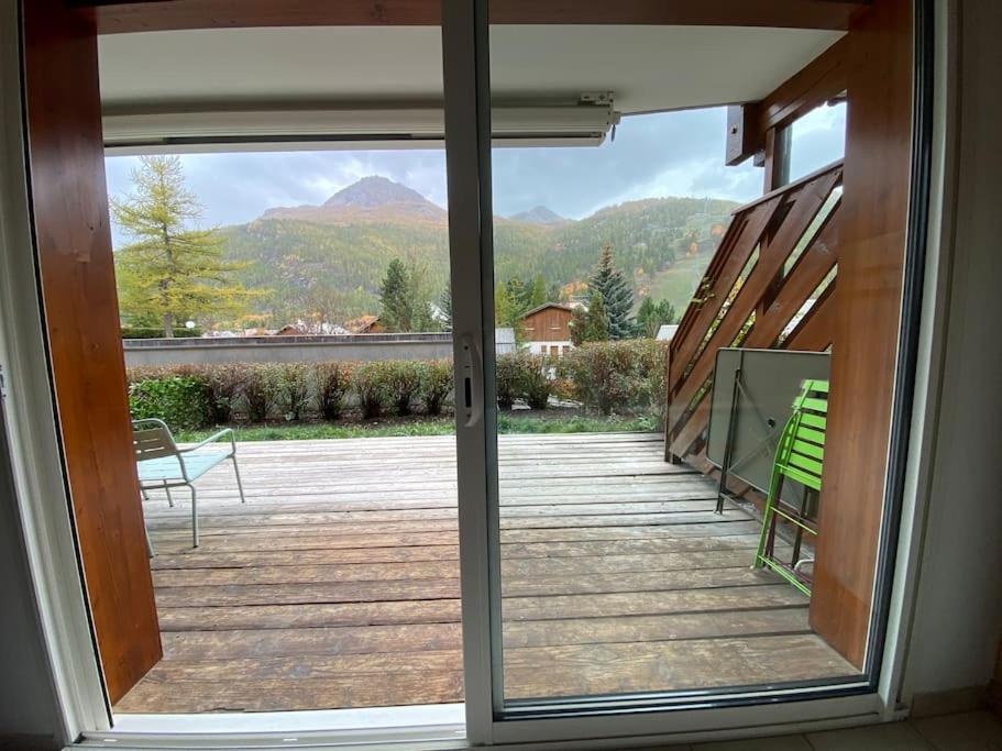Appartement 4 Pers Grande Terrasse Vue Pistes Ski Saint-Chaffrey Eksteriør bilde