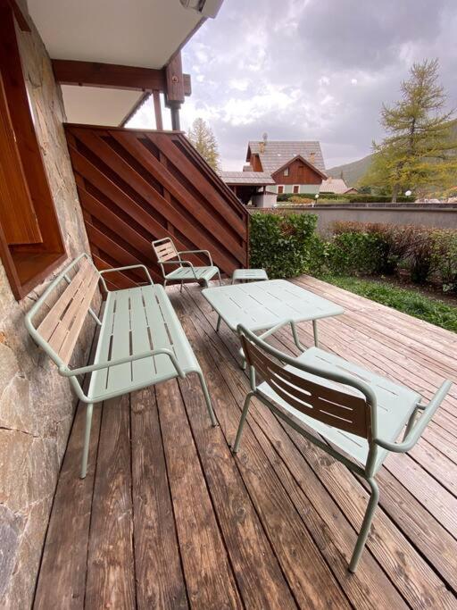Appartement 4 Pers Grande Terrasse Vue Pistes Ski Saint-Chaffrey Eksteriør bilde